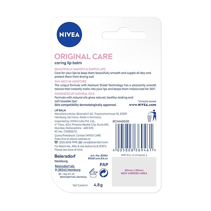 Nivea Lipcare Essential 4.8g-Velvo Beauty