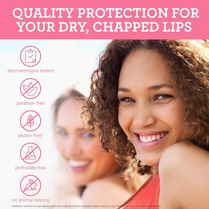 Softlips Watermelon Lip Balm 2-Pack with SPF 20 - Juicy Hydration for Smooth, Protected Lips-Velvo Beauty