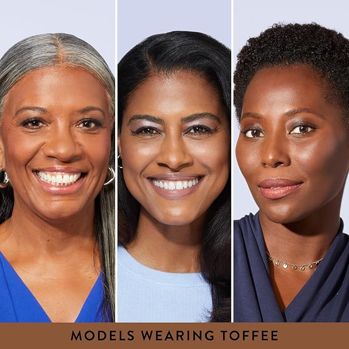 LAURA GELLER NEW YORK Baked Balance-n-Brighten Foundation with Kabuki Brush Makeup Set, Toffee-Velvo Beauty