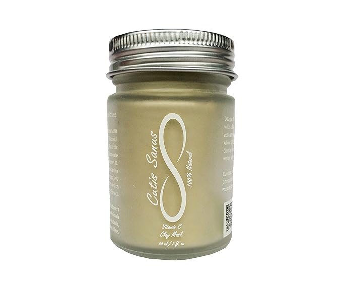 100% Natural Vitamin C Clay Exfoliating Face Mask 60g All Clay & No Water …-Velvo Beauty