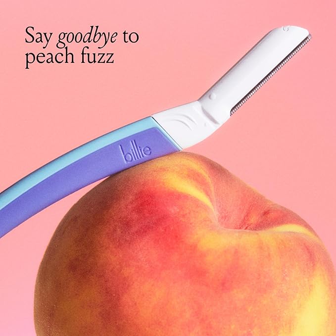 Billie - Dermaplane Starter Kit - Reusable Handle + 3 Refill Blades - Remove Facial Hair + Perfectly Shape Brows - Dermatologist-Approved - WaterPark-Velvo Beauty