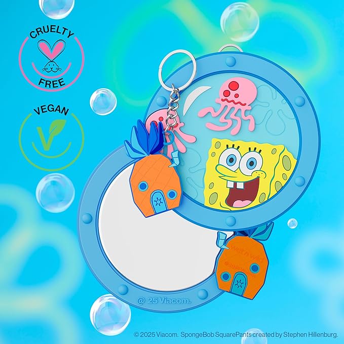 wet n wild SpongeBob SquarePants PR Box - Pineapple House 2-Layer Collector’s Set with Makeup & Tools for Unique F.U.N Looks, Cruelty-Free-Velvo Beauty