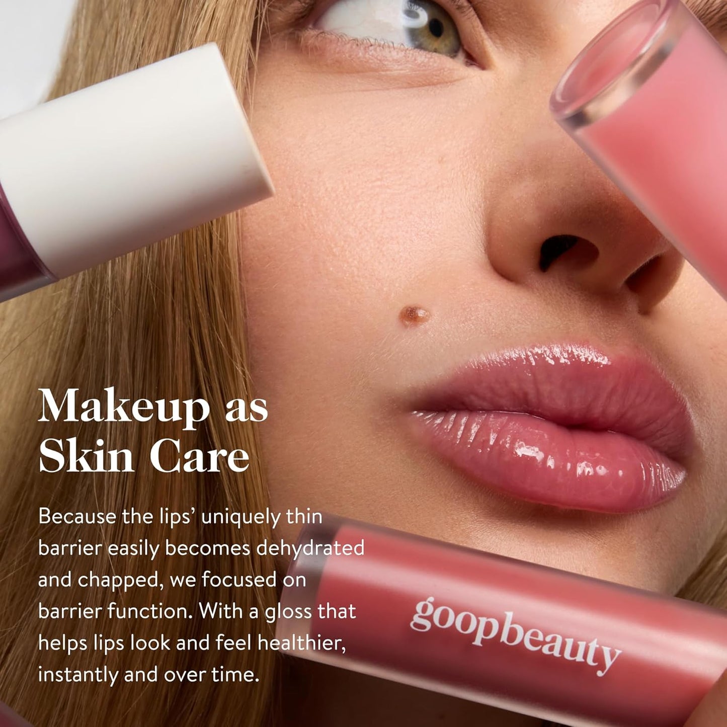 goop Beauty Hydra-Barrier Gel Gloss | Hydrating Lip Gloss to Moisturize & Plump Lips | Hyaluronic Acid & Vitamin E | Lilac - Sheer Amethyst | 0.13 oz-Velvo Beauty