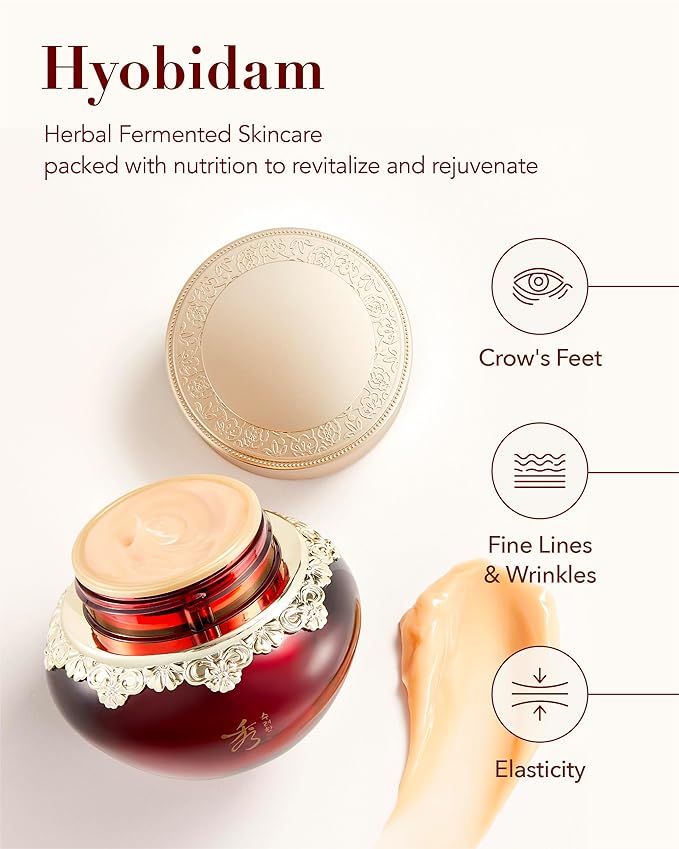 Sooryehan HYOBIDAM FERMENTED EYE CREAM - Korean Skincare, Luxury Premium High-end Cream, Intensive Skin Care (25 ml /0.84 Fl Oz) Korean Skincare-Velvo Beauty