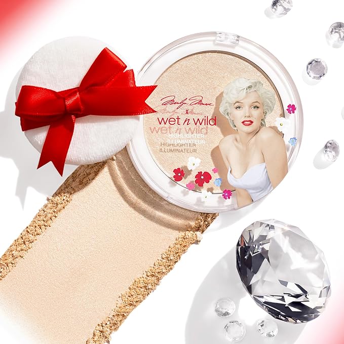 wet n wild Marilyn Monroe Collection Icon Highlighter - Cool Champagne-Velvo Beauty
