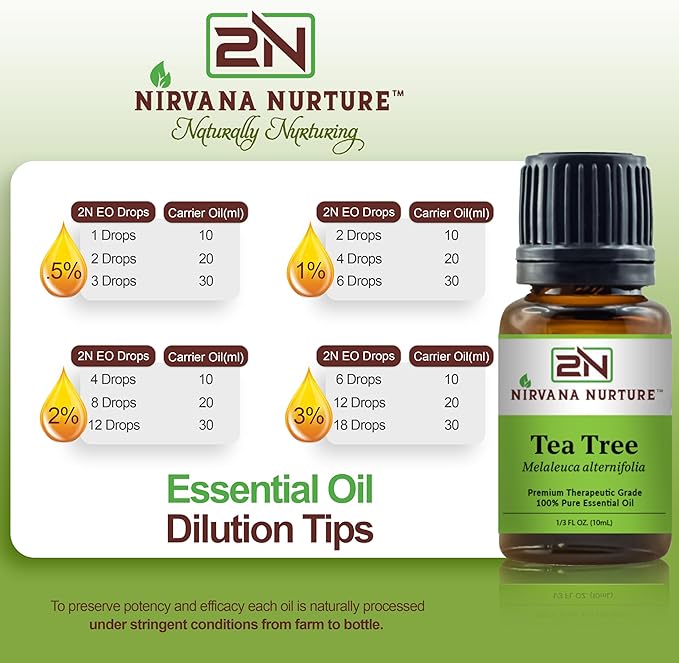 Tea Tree Essential Oil 100% Pure Premium Therapeutic Grade, Undiluted - Aromatherapy Diffuser for Calm and Relaxation, Skin Care, Hair Care-Velvo Beauty