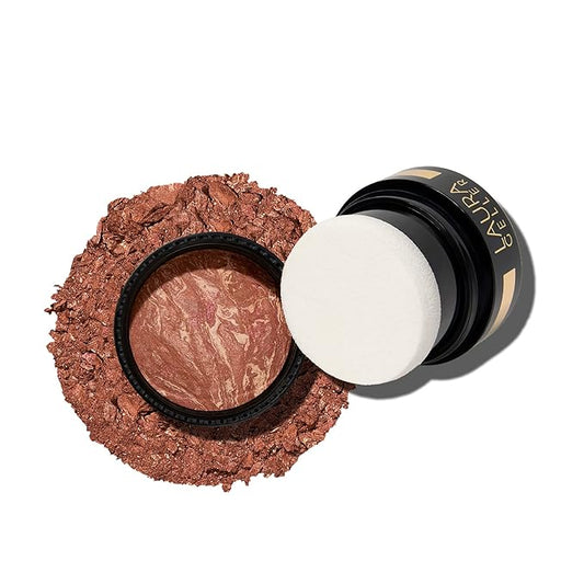 LAURA GELLER NEW YORK Bronze-n-Brighten Baked To Go - Travel Size - Deep - Natural Bronze Glow-Velvo Beauty