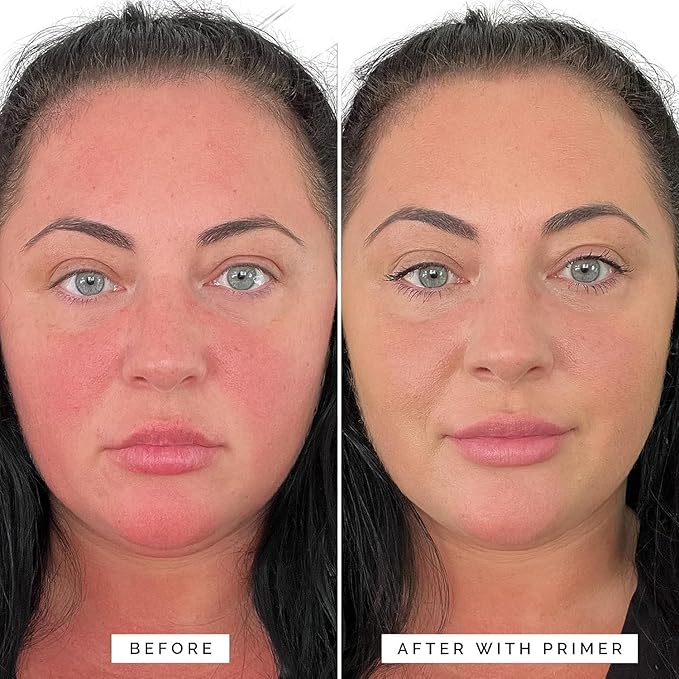 Elizabeth Mott Thank Me Later Color Correcting & Eye Primer Duo – Face Primer with Niacinamide for Redness Control & Smooth Makeup Base – Eye Primer for Long-Lasting, Crease-Free Eyeshadow – 30g + 10g-Velvo Beauty