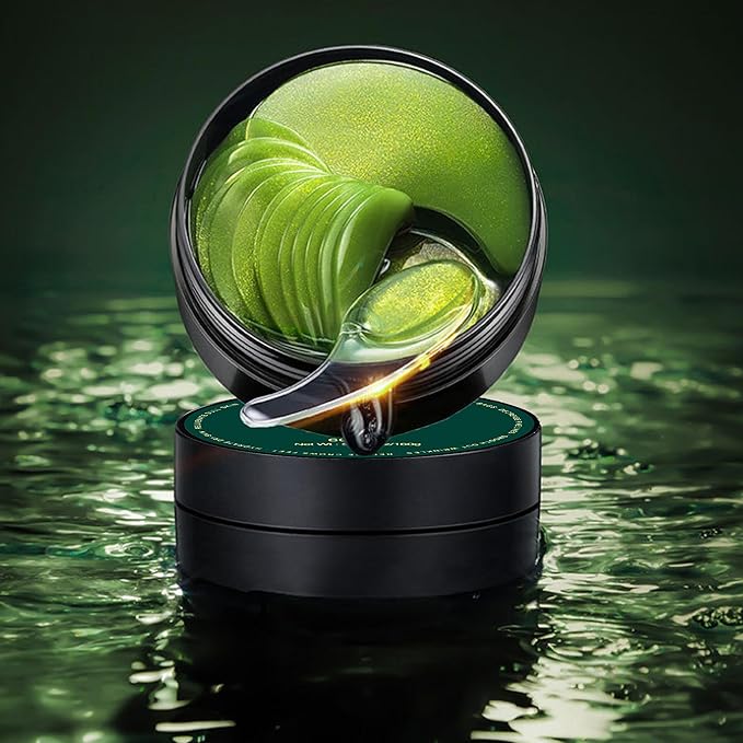 CCbeauty Under Eye Masks, Green Tea Collagen Eye Patches for Puffy Eyes, Dark Circles and Puffiness, Hydrating Mask Skincare, Gel Pads for Eye Bags and Wrinkles Under Eye Treatment,30pairs-Velvo Beauty