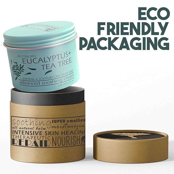 BALM OF GILEAD Foot Cream with Tea Tree and Eucalyptus – Intensive Moisturizing Cream for Dry, Cracked Heels and Feet – Refreshing Body and Skin Care Balm-Velvo Beauty