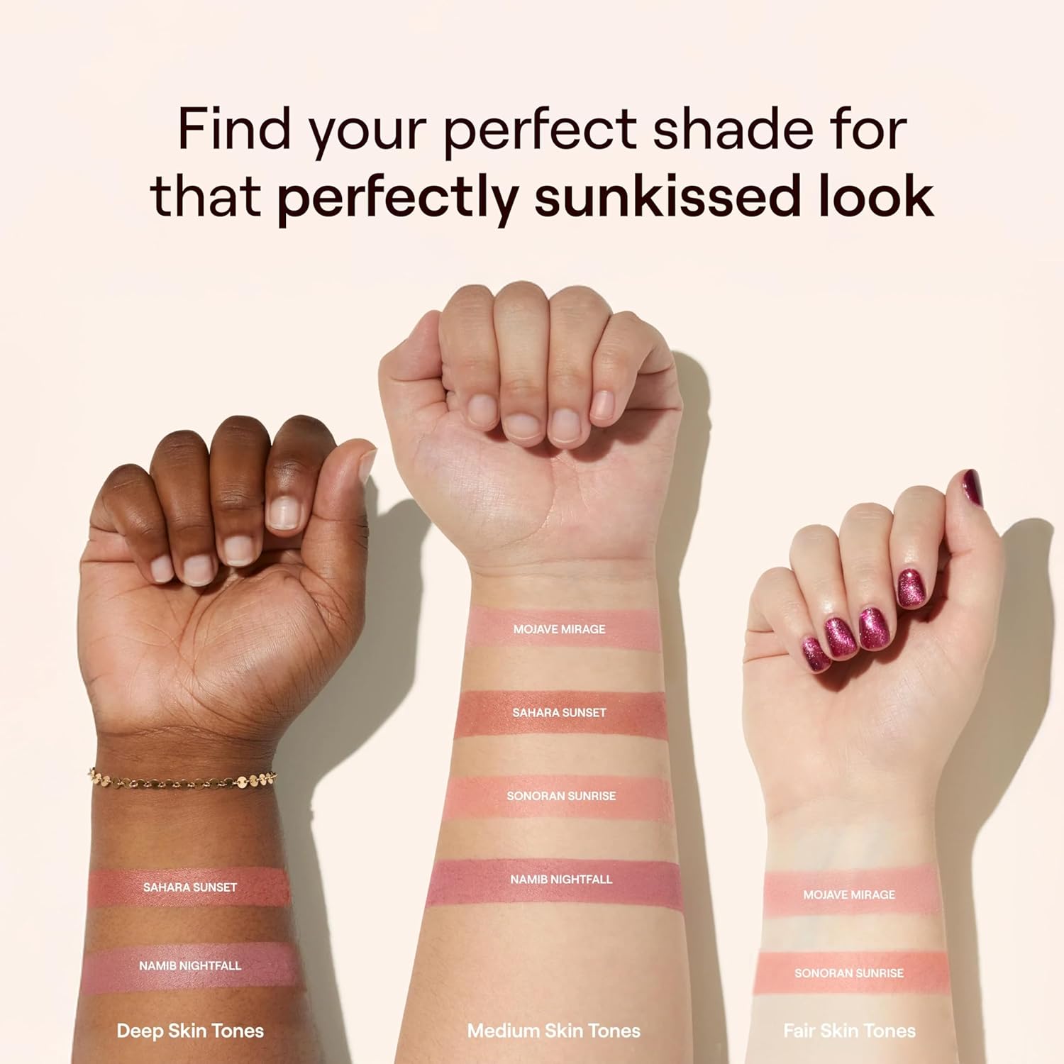 Live Tinted Huebeam Gradient Blushing Bronzer - Lightweight, Highly-Pigmented, Buildable & Blendable - Sunkissed, Glowy, Even Toned Skin Face Blush and Bronzer - Namib Nightfall-Velvo Beauty