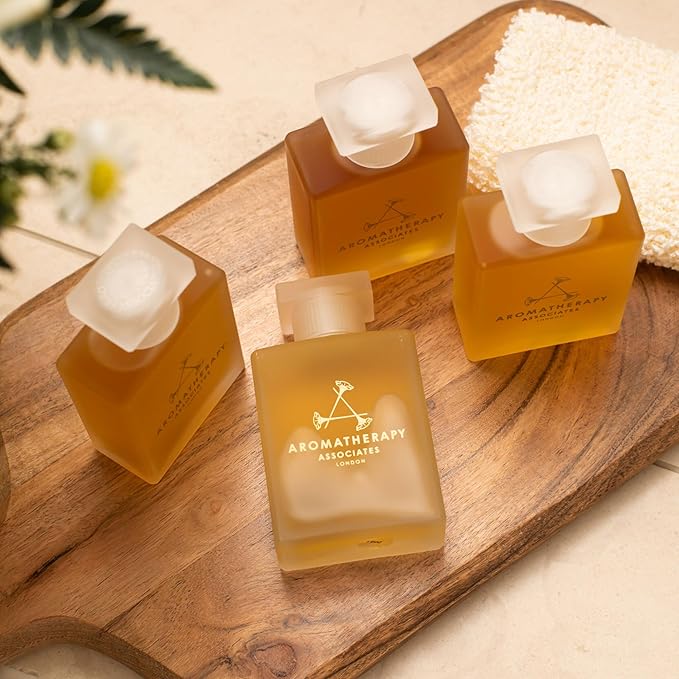 Aromatherapy Associates Revive Morning Bath and Shower Oil – Hydrating Oil with 3 Essential Oils to Refresh Mind, Body, and Spirit (1.86 oz)-Velvo Beauty