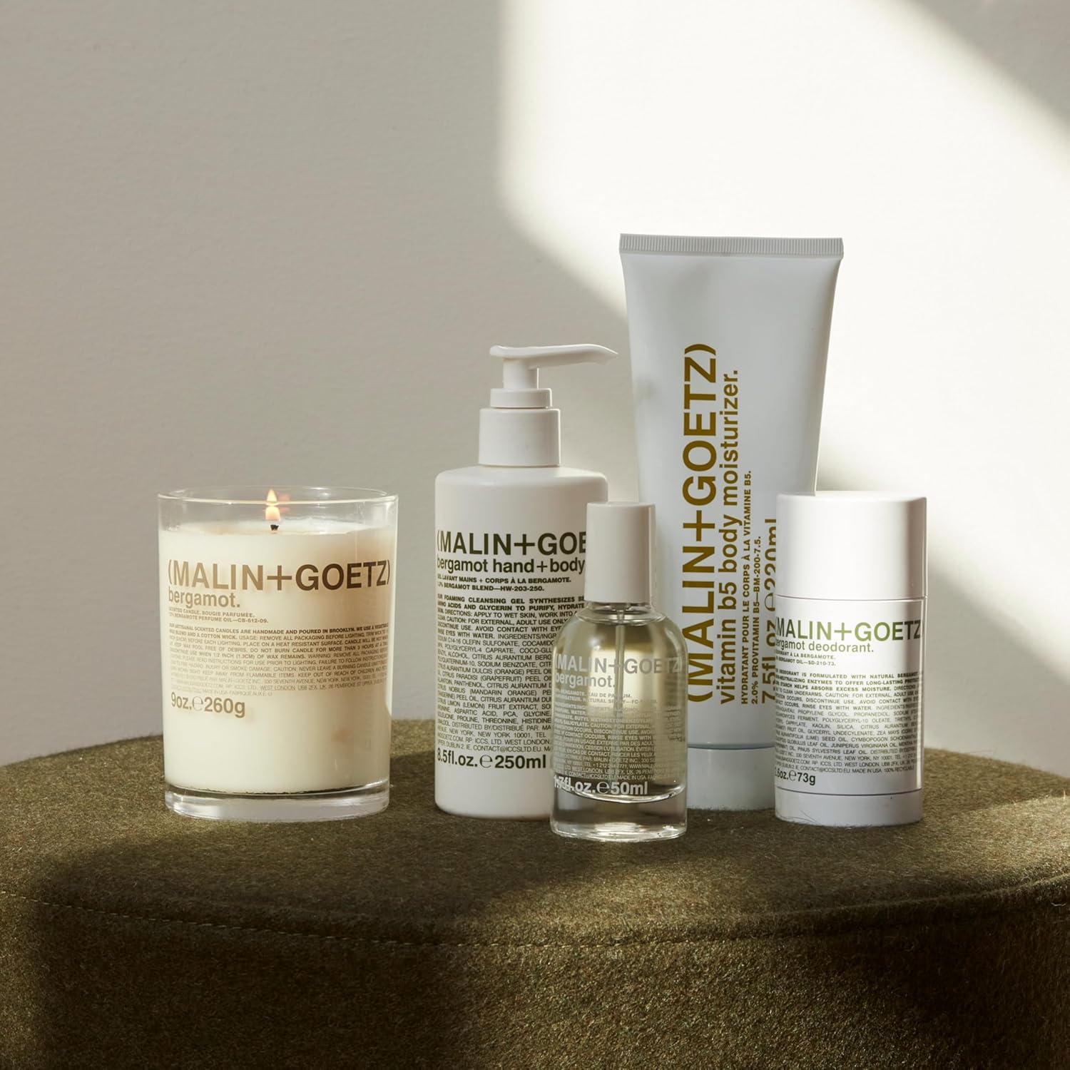 MALIN+GOETZ Women's Bergamot Hand + Body Wash, Clear, 8.45 Fl Oz (Pack of 1)-Velvo Beauty