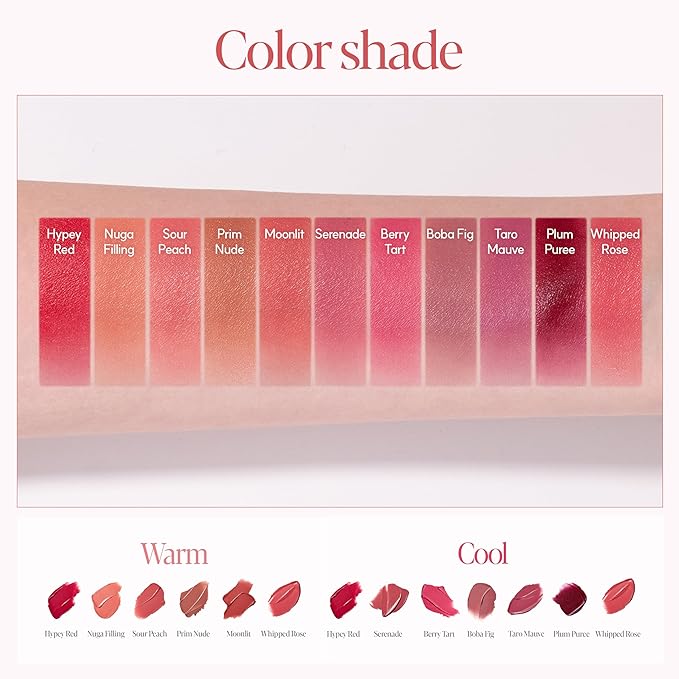 Espoir Couture Lip Tint Fitting Blur #7 Berry Tart 0.14oz | Soft and Creamy Color for Blurry Lip Look | Smudge-Proof Fixing Lip Stain | Lightweight and Comfortable Matte Finish-Velvo Beauty