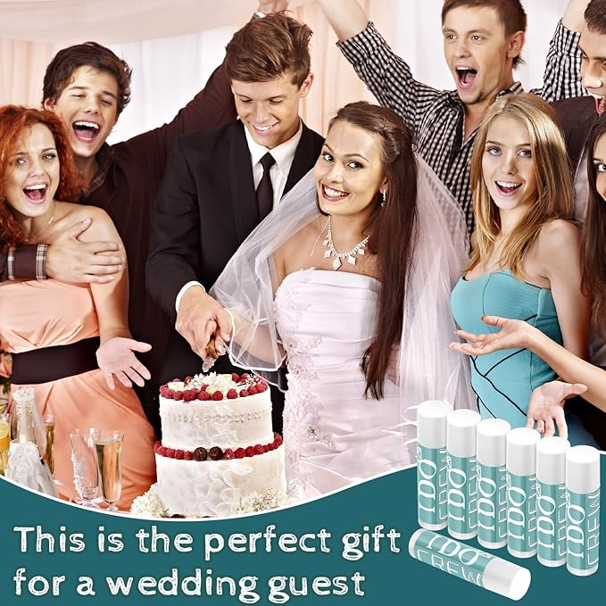 24 Pcs Bachelorette Lip Balm I Do Crew Wedding Party Gifts Bachelorette Lip Balm Gift Wedding Favors for Bachelorette Wedding Party Guest Supplies (Green)-Velvo Beauty