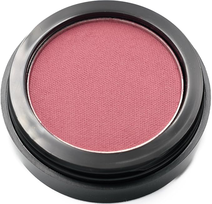 Mauvewood Deep Dark Pink Rose Blush Pressed Cheek Color Powder, Talc & Paraben Free, 4 Grams, No Animal Testing & Cruelty Free-Velvo Beauty