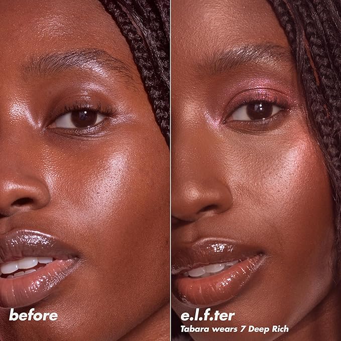 e.l.f. Halo Glow Powder Filter, Ultra-fine Finishing Powder, Smooths The Look of Pores & Fine Lines, Creates A Soft-Focus Glow, Vegan & Cruelty-Free, Deep Warm-Velvo Beauty