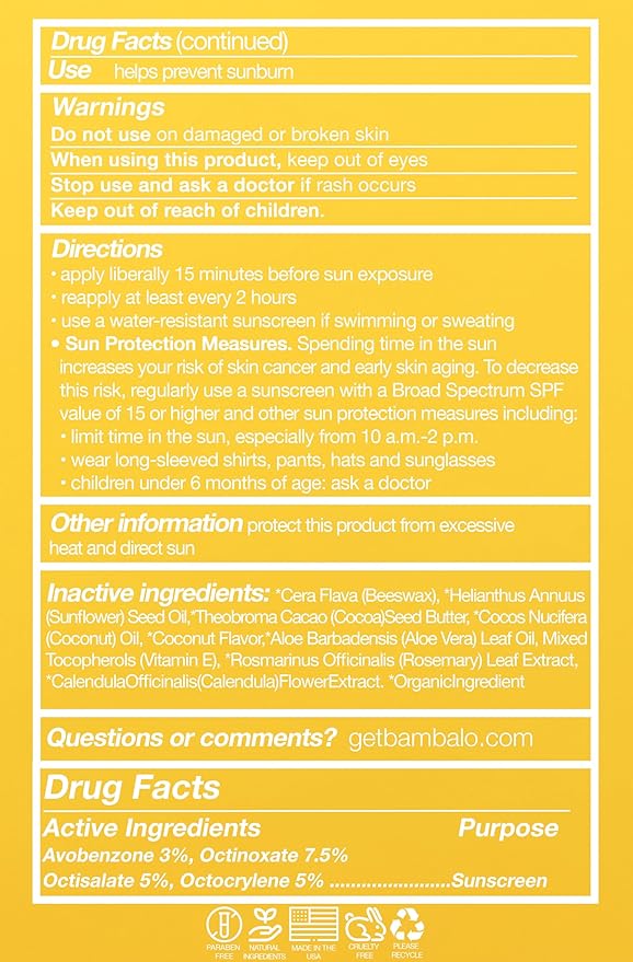 4-Pack Coconut SPF 15 Lip Balm - Organic Ingredients, Broad Spectrum UVA/UVB Protection - Hydrating & Moisturizing, USA Made-Velvo Beauty