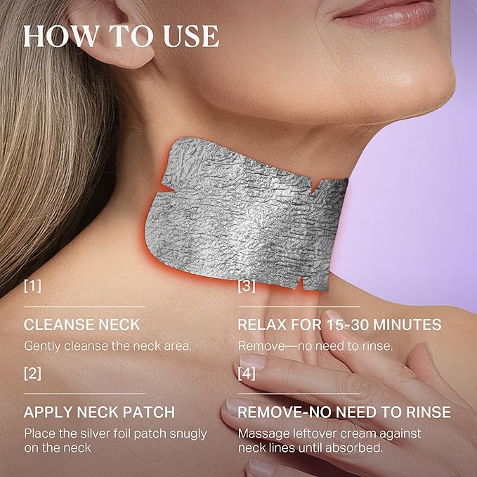 depology Tightening and Lifting Neck Wrinkle Patches with Cream, PDRN Deep Collagen Neck Mask, Firming Patch with PDRN、Collagen and Niacinamide Cream-Velvo Beauty