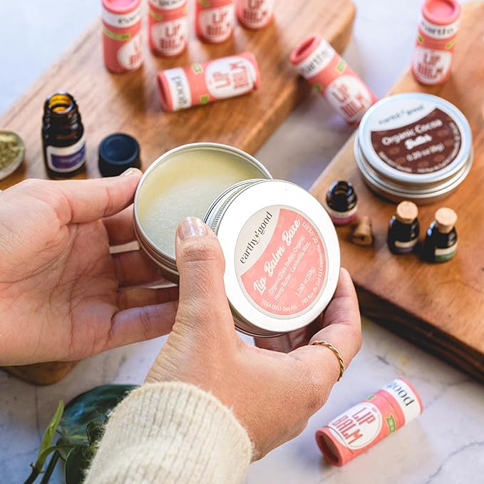 Earthy Good Organic DIY Lip Balm Making Craft Kit By Kiss Naturals-Velvo Beauty