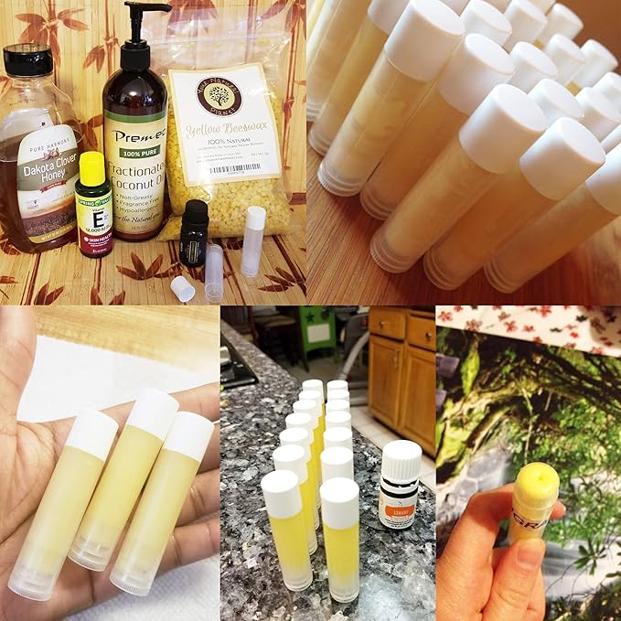 Honbay 30PCS 5g Clear Empty Lip Balm Containers Empty Tubes-Velvo Beauty