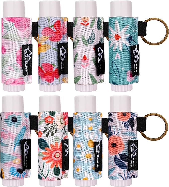 WK IEASON Lip Balm Holder Keychain Bulk Chapstick Holder Key chain-Velvo Beauty