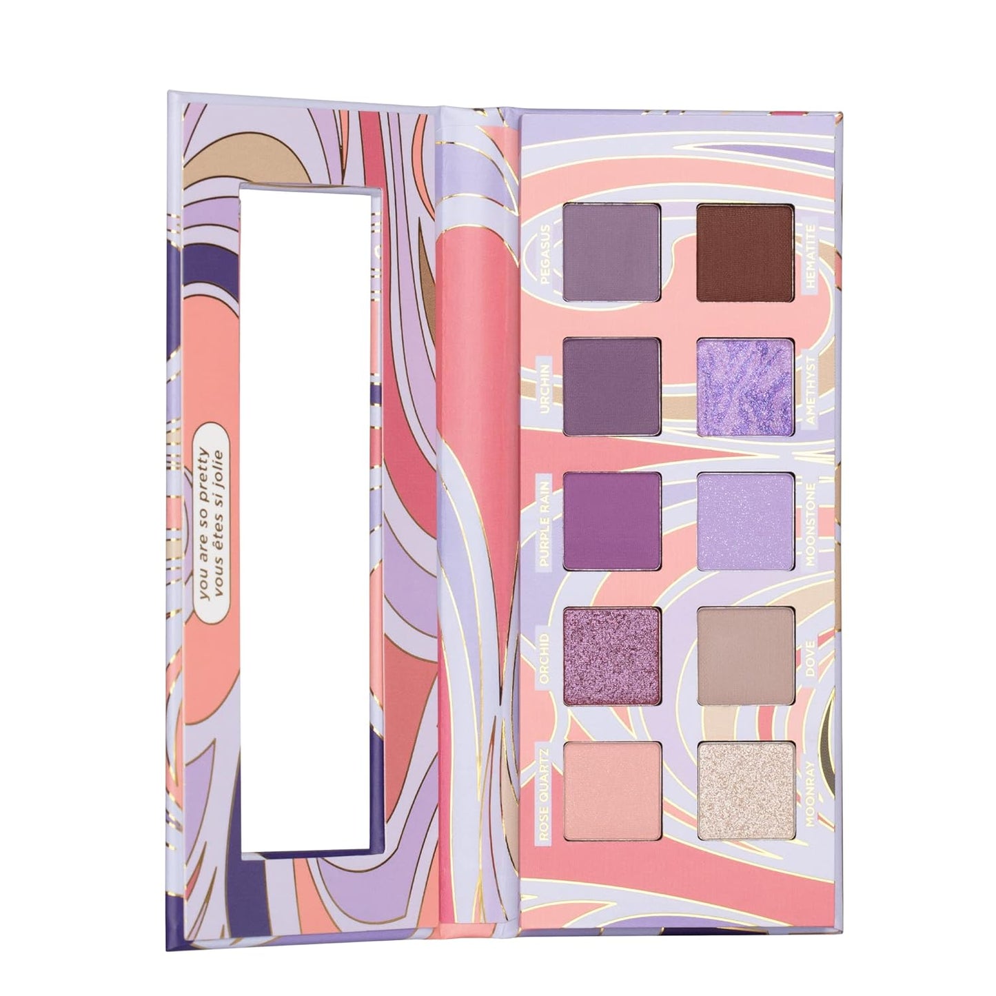 Pacifica Eyeshadow Palette – Purple Nudes Mineral Eyeshadow, Wearable Purple Tones with Matte, Shimmer & Metallic, Cocoa Butter Infused, Talc-Free, Vegan & Cruelty-Free, 0.24 oz (10 Shades)-Velvo Beauty