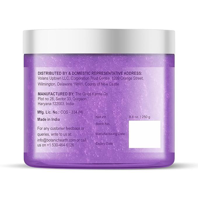 Botanic Hearth Dreamy Lavender Body Scrub 8.8 Fl Oz | Gently Exfoliates And Moisturizes Skin, Infused With Natural Lavender Oil And Essential Nutrients For Smooth And Radiant Skin-Velvo Beauty