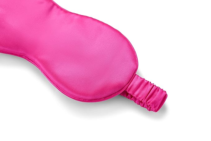 Silk Sleep Mask Light Blocking Luxury 100% Mulberry 19mm Silk Eye Mask Eye Cover Blindfold Ultra Soft Light & Comfy Anti Aging Skin Care with Travel Bag Gift Package-Velvo Beauty