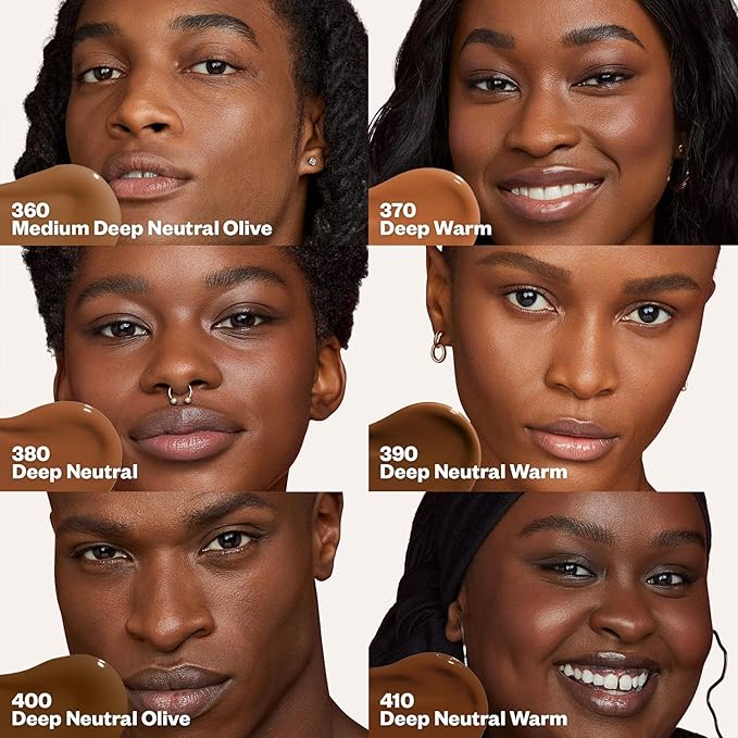 Kosas Revealer Skin-Improving Foundation with SPF 25 Protection -Hydrate, Brighten, Soothe, Plump, Protect Skin - Smoothing Texture, Natural Finish and Clean Formula - Deep Neutral Olive 400-Velvo Beauty