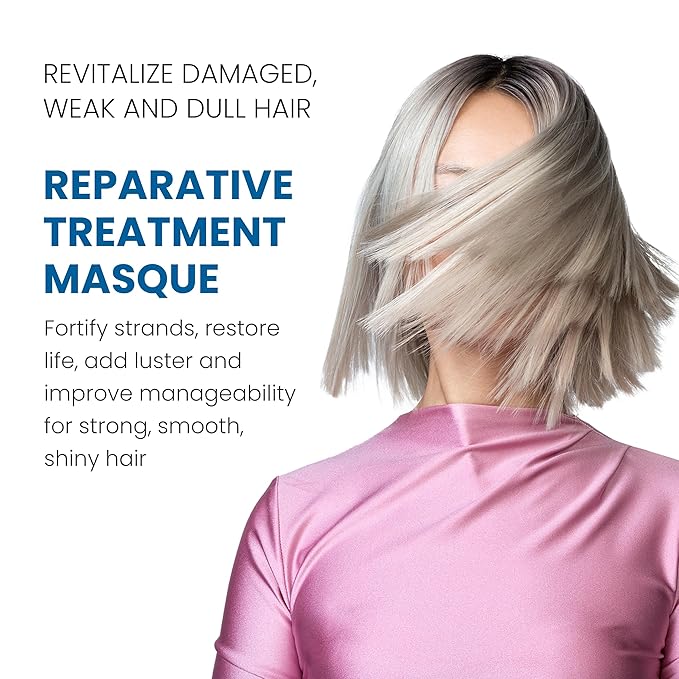 ALOXXI Repair Hair Mask for Color-Treated Hair Enriched with Keratin & Peptides, Deep Conditioning Treatment for Dull and Damaged Locks, 6.8 Fl Oz-Velvo Beauty