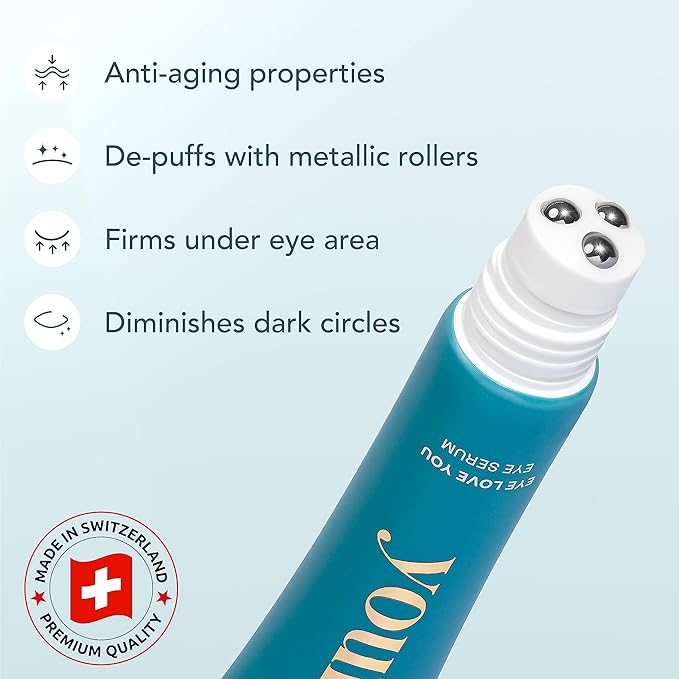 YOURS Eye Serum with Caffeine & Antioxidants | Hydrates and Brightens Under Eye Area | Restores Skin Firmness and Reduces Appearance of Fine Lines-Velvo Beauty