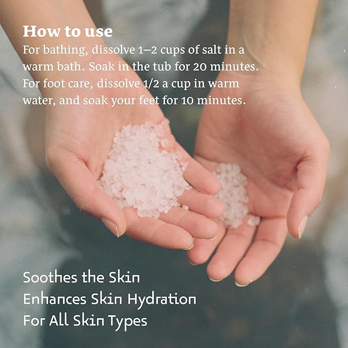 Dead Sea Salts for Soaking - Relaxing Salt Bath Soak for Body Rejuvenation - Natural Mineral Salts - Coarse Dead Sea Salt Bath Salts for Women & Men w/Rosemary Essential Oil (2.2lb)-Velvo Beauty