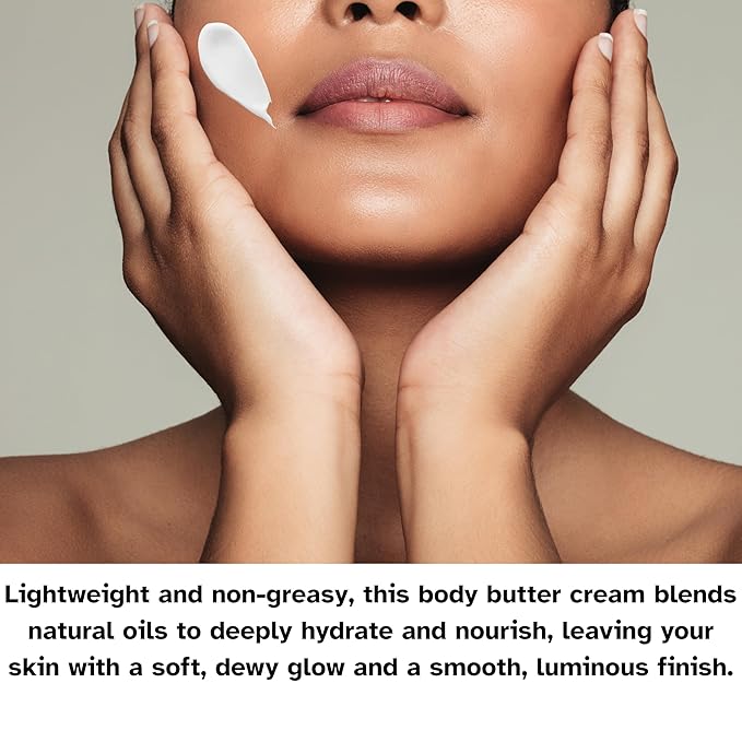 Ultra Moisturizing & Hydrating Body Butter Cream with Botanical Oils, Natural Ceramides, Hyaluronic Acid, Squalane, Cupuacu & Mango Butters-Heal, Soften & Repair Dry Skin 8oz-Velvo Beauty