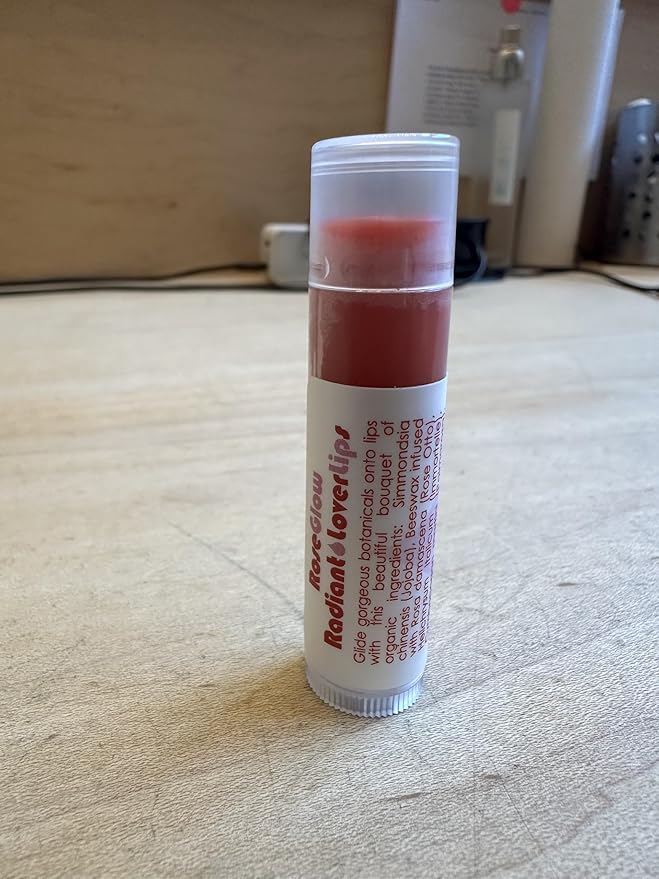 Living Libations - Organic 'Rose Glow Lover Lips' Lip Balm | Natural, Wildcrafted Clean Beauty (2-pack)-Velvo Beauty