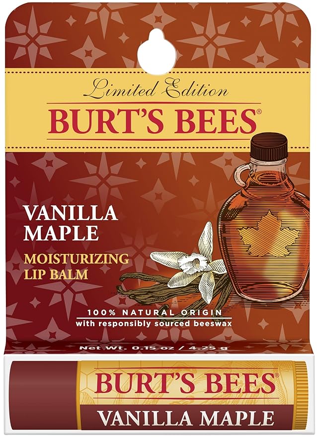 Burts Bees Vanilla Maple Lip Balm, 4.25 GR-Velvo Beauty