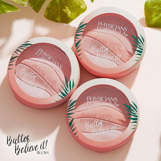 Physicians Formula Butter Believe It Blush Makeup Powder, Pink Sands | Murumuru Butter | For Sensitive Skin | Dermatologist Tested, Clinicially Tested-Velvo Beauty