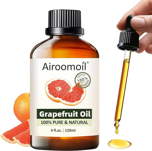 Pure Grapefruit Essential Oil - Fresh Citrus Scent Aromatherapy for Diffusers, Candle Soap Making, Massage Oil 4 Fl Oz-Velvo Beauty