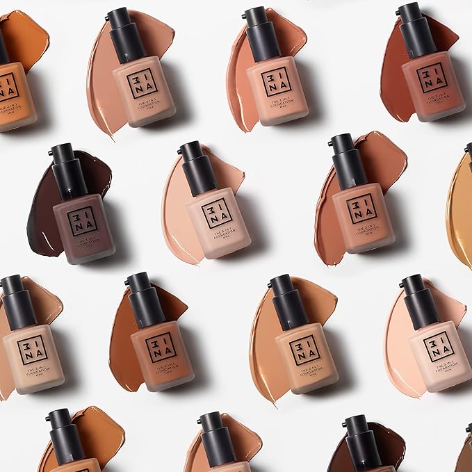 3INA The 3-In-1 Foundation 202 - Vegan Formula - Combination Of Primer, Concealer And Foundation - Medium Coverage - Natural Finish - Perfect For Covering Lines And Blemishes - Long Lasting - 1.01 Oz-Velvo Beauty