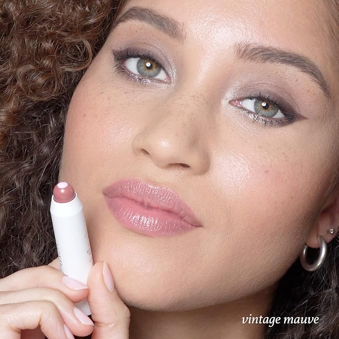 Julep It's Balm: Tinted Lip Balm + Buildable Lip Color Duo - Vintage Mauve, Sheer Iridescence - Natural Gloss Finish - Hydrating Vitamin E Core - Vegan-Velvo Beauty