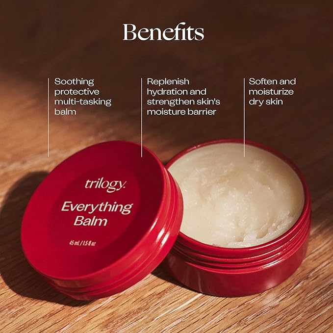 Trilogy Everything Balm, 1.5 Fl Oz - For All Skin Types - Multipurpose Beauty Balm With Rosehip, Marula & Evening Primrose - Made in New Zealand-Velvo Beauty