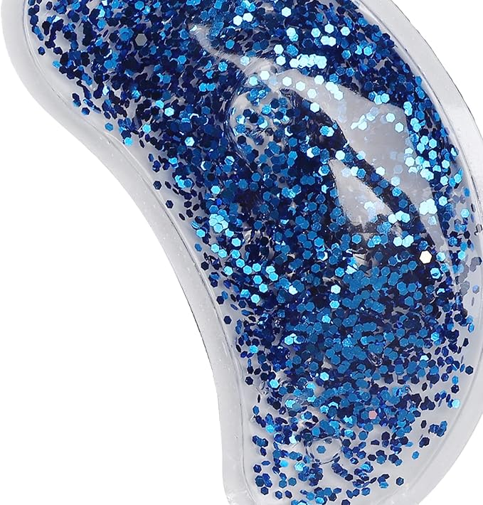 Eye Gel Ice Pack, Reusable Gel Eye, Eye Cooling Pad Hot Cold Eye Patch, Under Eye Patches to Relieve Tired Eyes, Dark Circles(Blue)-Velvo Beauty