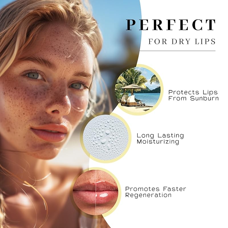 Vanman’s - Handmade Peppermint Beeswax Lip Balm (6 Pack) - Peppermint Lip Balm with Rosemary, Almond and Coconut Oil - Bee Balm with Vitamin E - Peppermint Balm Ideal for Dry Lips-Velvo Beauty