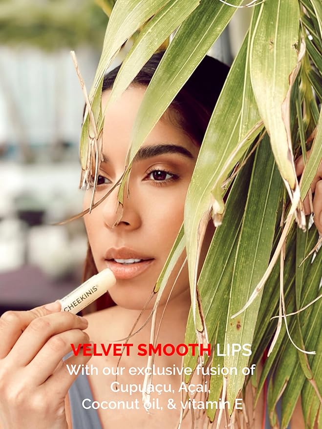 Cheekinis® Brazilian Cupuaçu Lip Balm (Ruby)-Velvo Beauty