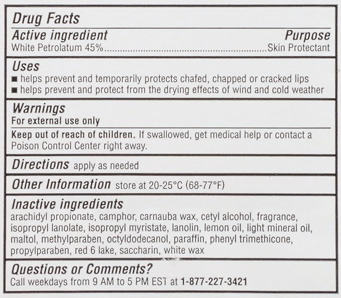 ChapStick Classic Skin Protectant (Strawberry, 0.15 Ounce Stick ,24 Count (Pack of 1)-Velvo Beauty