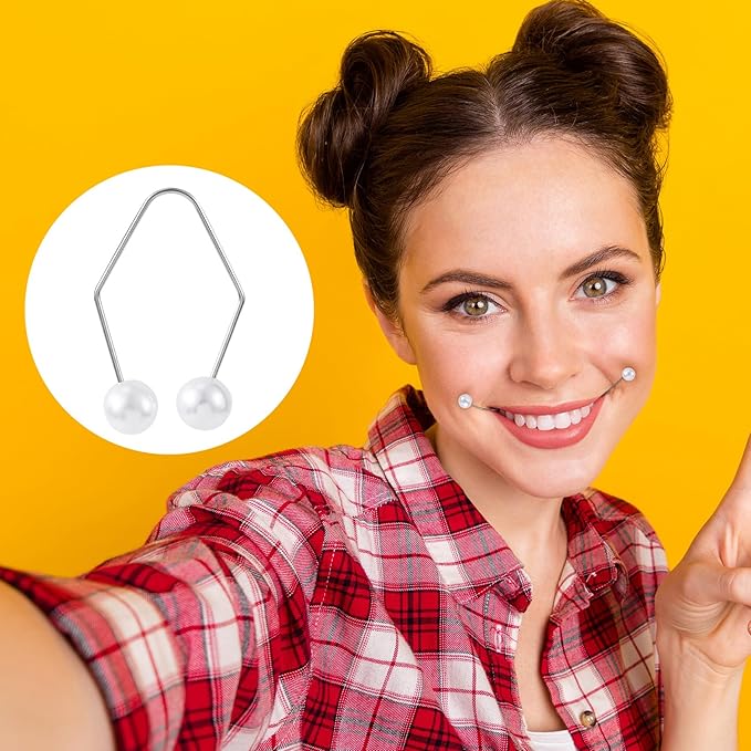 4pcs Pink White Natural Dimple Maker Beautiful Smile Facial Muscle Dimple for Cheeks-Velvo Beauty