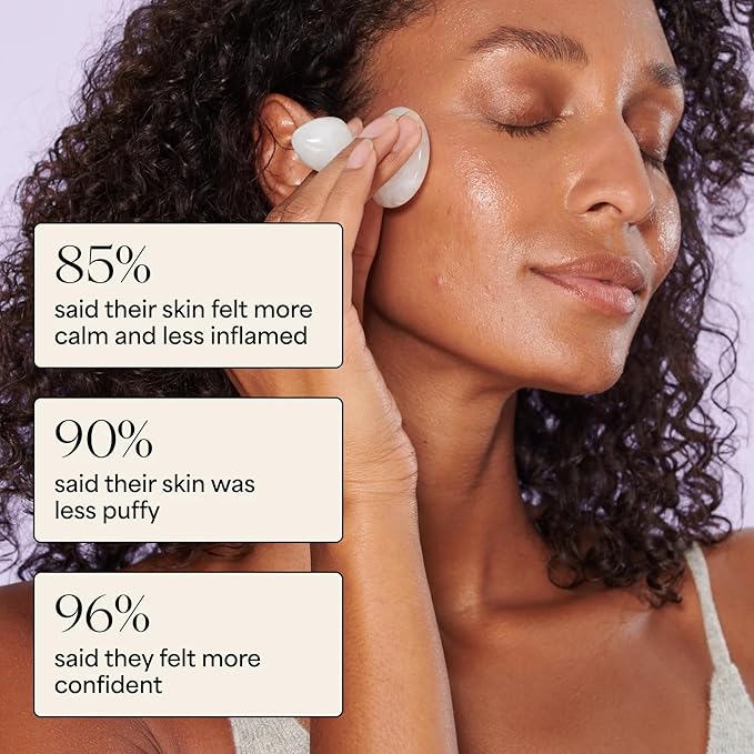 WILDLING Lumin Mushroom | Facial Massage Stone | Made with White Jade | Designed to Cool + De-puff + Calm the Skin | Perfect with Lumin Oil-Velvo Beauty