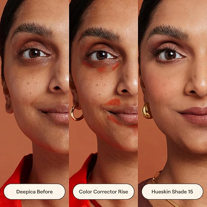 Live Tinted Huestick: All-over Color Corrector Multistick for Brighter, Balanced Skin, Works on Lips, Cheeks, And Eyes, Vitamins C+E Soothes, Heals & Nourishes Damaged Skin - Rise 3g / 0.1oz-Velvo Beauty