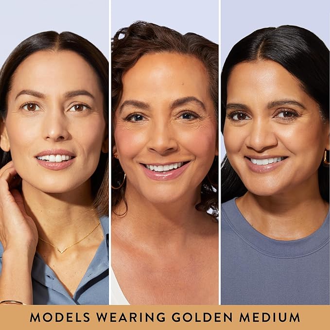 LAURA GELLER NEW YORK Baked Balance-n-Brighten Foundation with Kabuki Brush Makeup Set, Golden Medium-Velvo Beauty