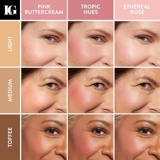 LAURA GELLER NEW YORK Baked Blush-n-Brighten Baked to Go - Pink Buttercream - Travel Size Blush-Velvo Beauty